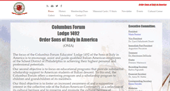 Desktop Screenshot of columbusforum.org